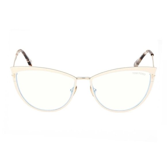 NEW TOM FORD EYEGLASSES, TF5877-B 025 IVORY WOMEN EYEWEAR FT5877-B 025 - Picture 2 of 3